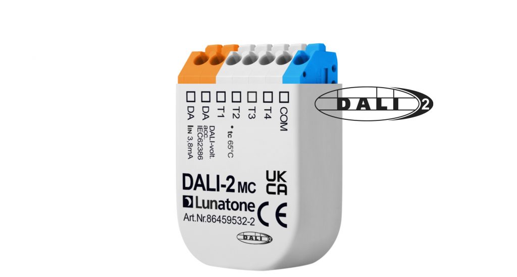 DALI-2 MC pushbutton coupler - контроллер проводного подключения кнопочных выключателей