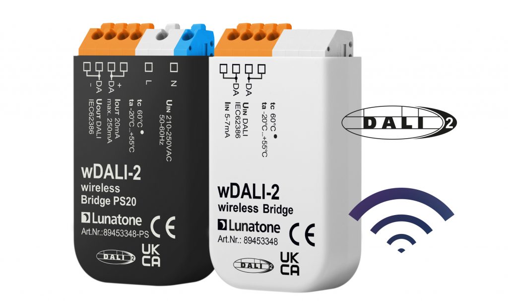 wDALI-2 Bluetooth 5 wireless Bridge – контроллер беспроводного соединения линии DALI